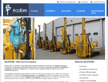 Tablet Screenshot of ecofore.fr